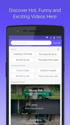 DU Tube android App screenshot 1