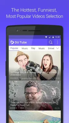 DU Tube android App screenshot 4